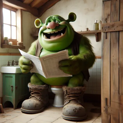 Шрек в туалете: Феномен интернет-культуры
