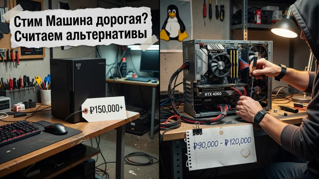 Steam Machine дорогая? Считаем альтернативы