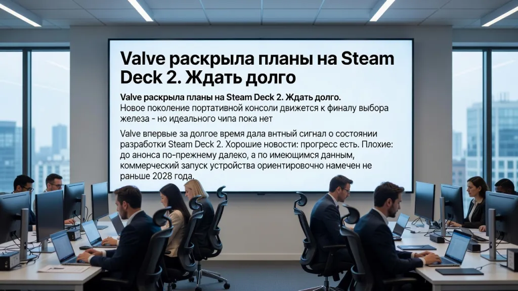 Valve раскрыла планы на Steam Deck 2. Ждать долго
