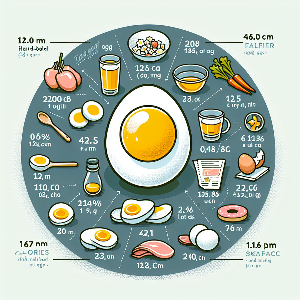 сколько калорий в яйце вкрутую